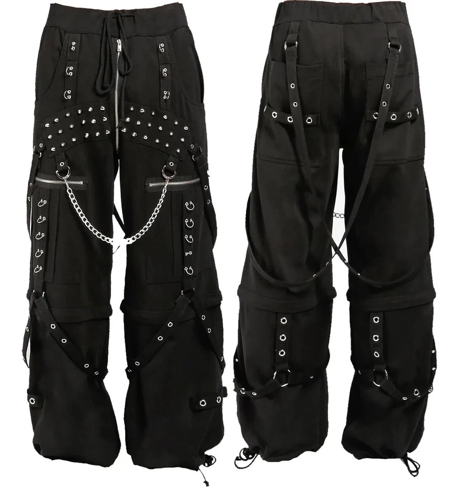 Men\'s Gothic Trip Pant Bondage Cyber Trip Pant Chain Techno Rock Punk Shorts/USA Men\'s Gothic Trip Pant Bondage Cyber Trip Pant Chain Techno Rock Punk Shorts/USA