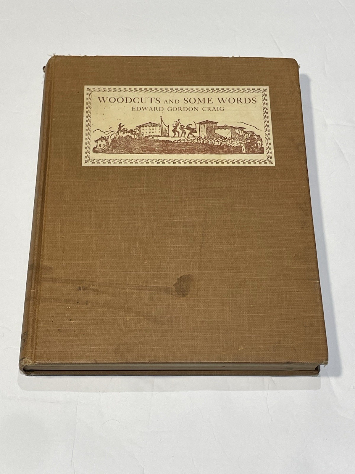 Edward Gordon Craig 1925 Woodcuts & Some Words Association Copy J J Lankes
