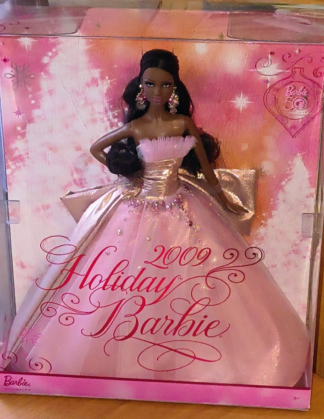 Vtg 2009 Mattel African American Holiday Barbie Doll-50th Year Anniversary - NIB Vtg 2009 Mattel African American Holiday Barbie Doll-50th Year Anniversary - NIB