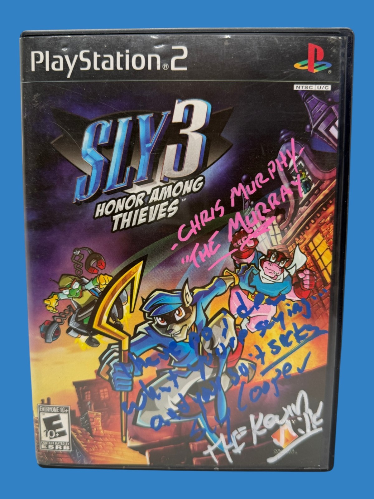 Kevin Miller & Chris Murphy Signed PS2 Game Sly Cooper 3 Autograph JSA COA