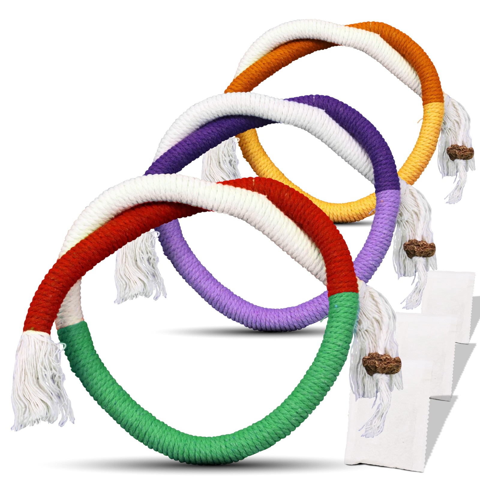 Shizhoo Cat Chew Rope - 3 Pack Cat Chew Ropes for Teeth Cleaning, Kitten Teet...