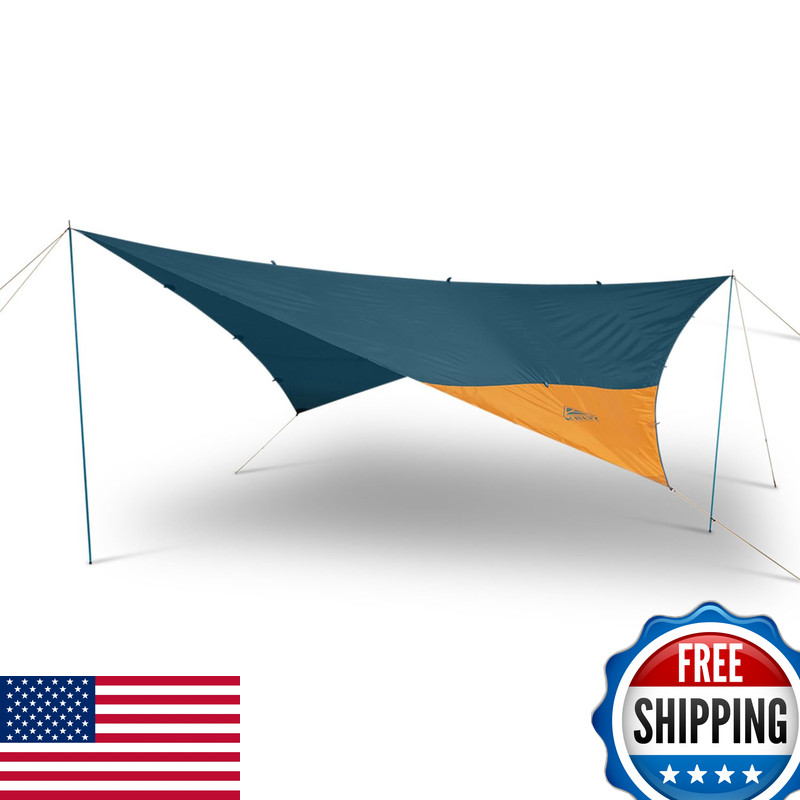 Kelty Noahs Tarp Sun Shelter And Multi-Use Awning Rainfly Portable Canopy Uv