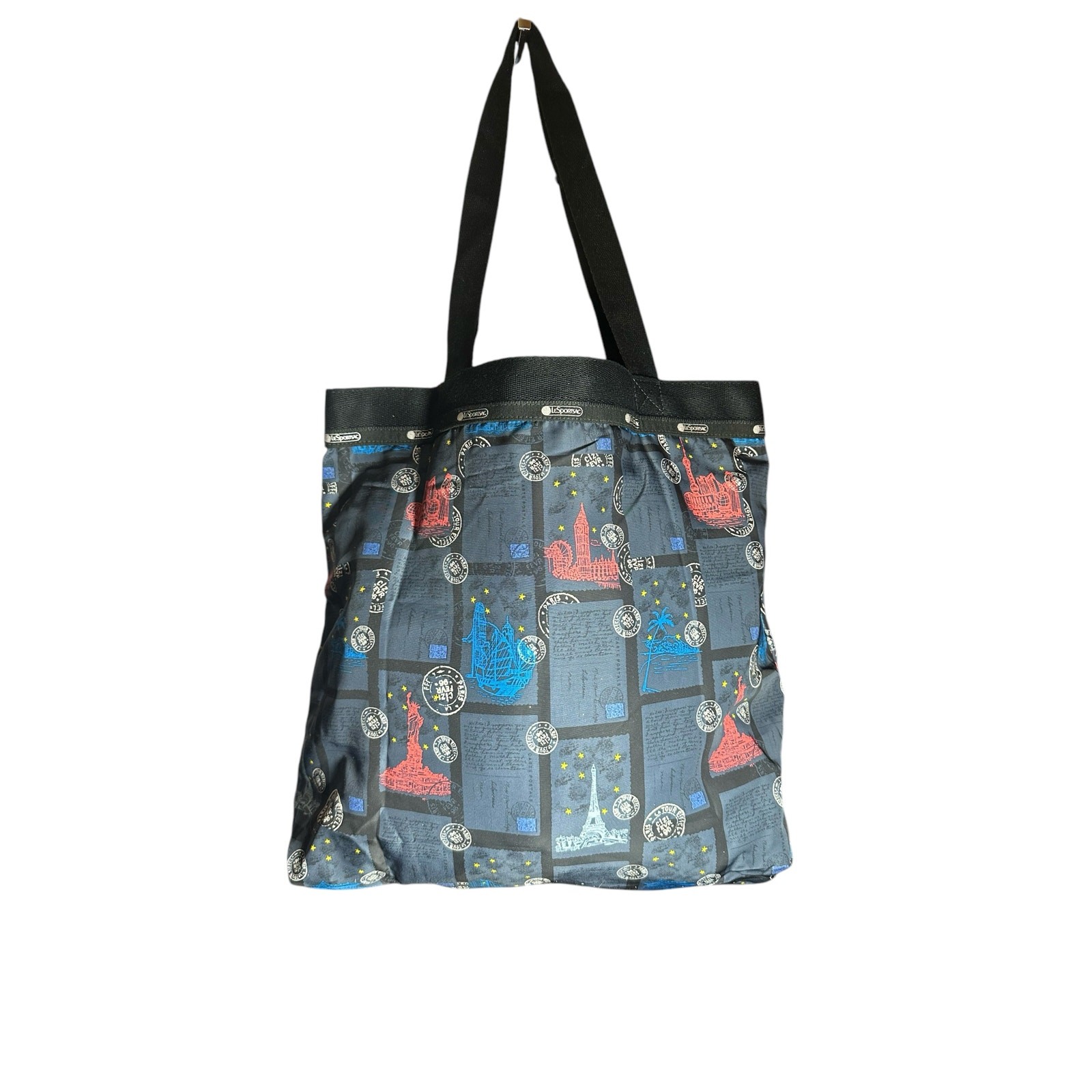 NWT LeSportsac Women\'s Travel Tote Bag Lightweight Foldable Shoulder Bag
