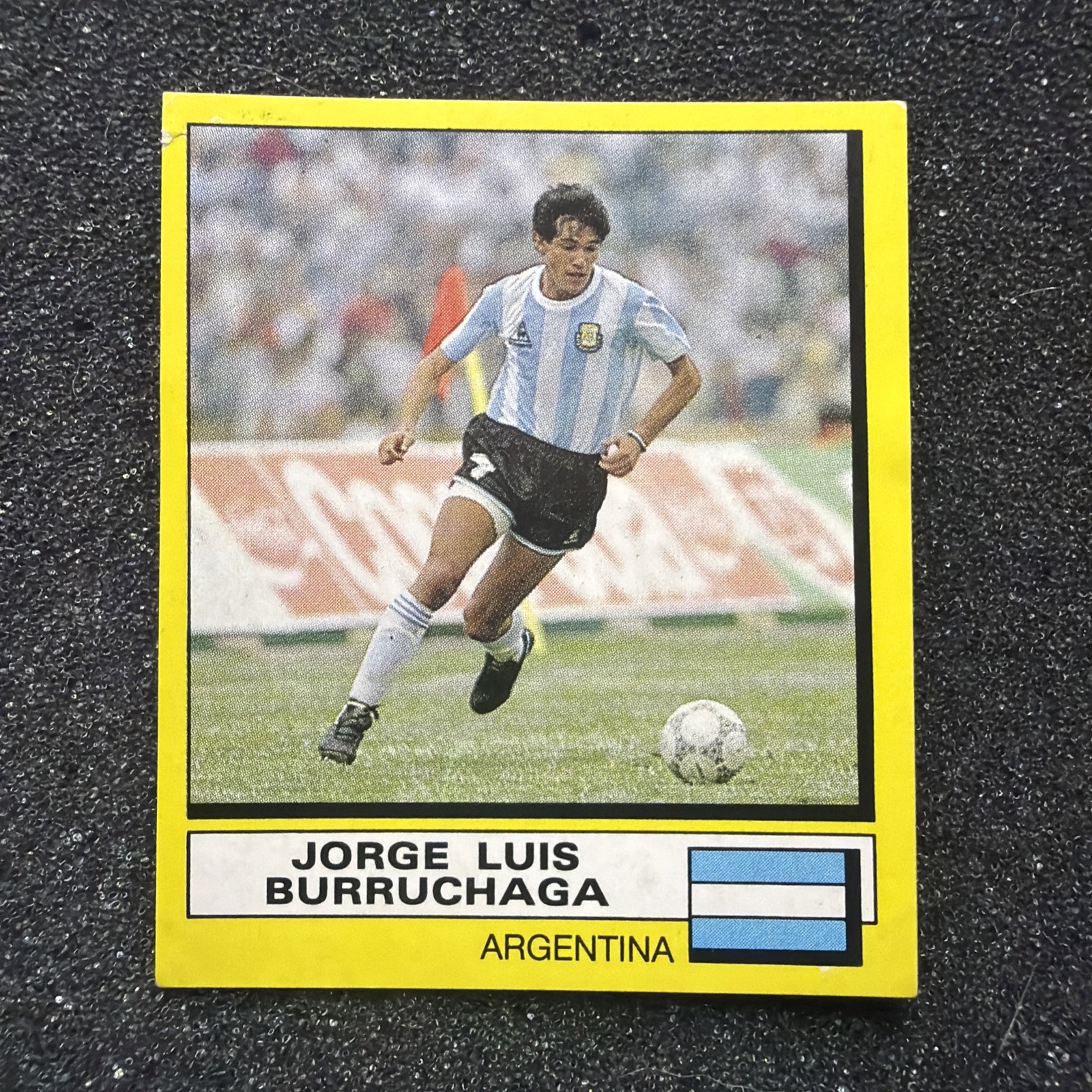 Panini Football 88 - # 378 - JORGE LUIS BURRUCHAGA - Argentina