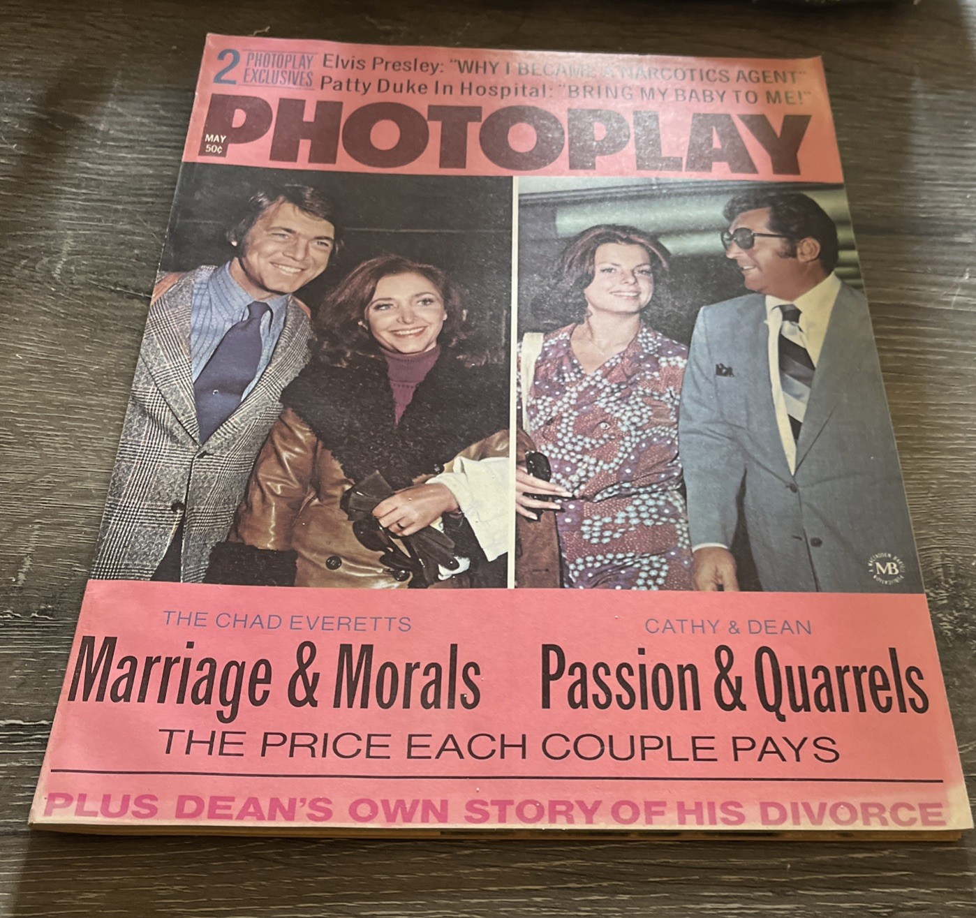 photoplay magazine-May 1972- Everett’s  & Martins Cover