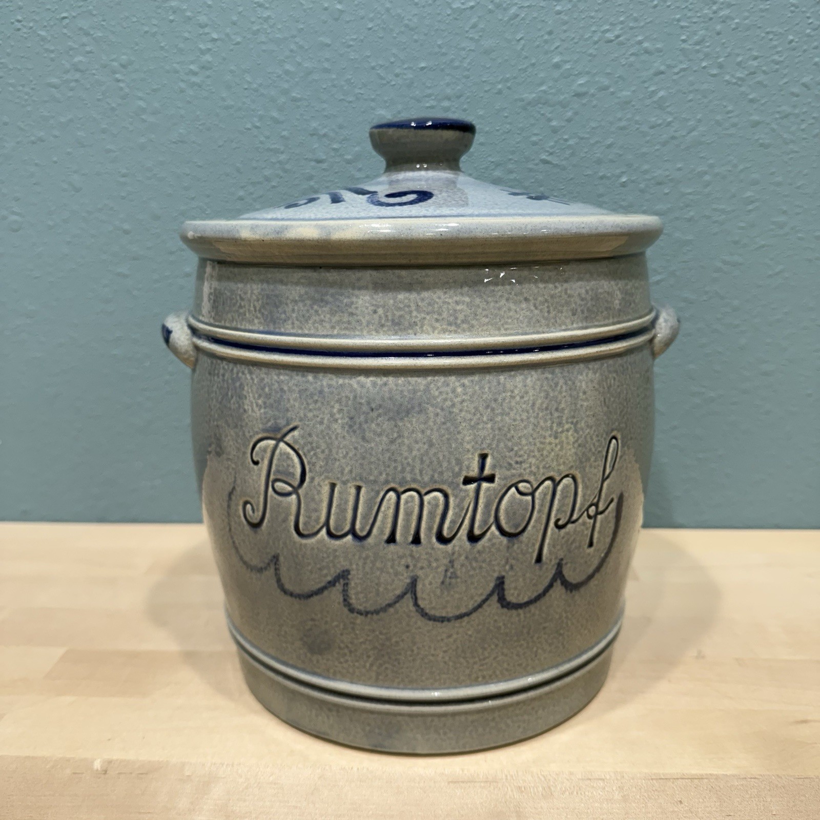 Vintage Marzi Remy Rumtopf Fruit Crock Rum Pot Cookie Jar HTF