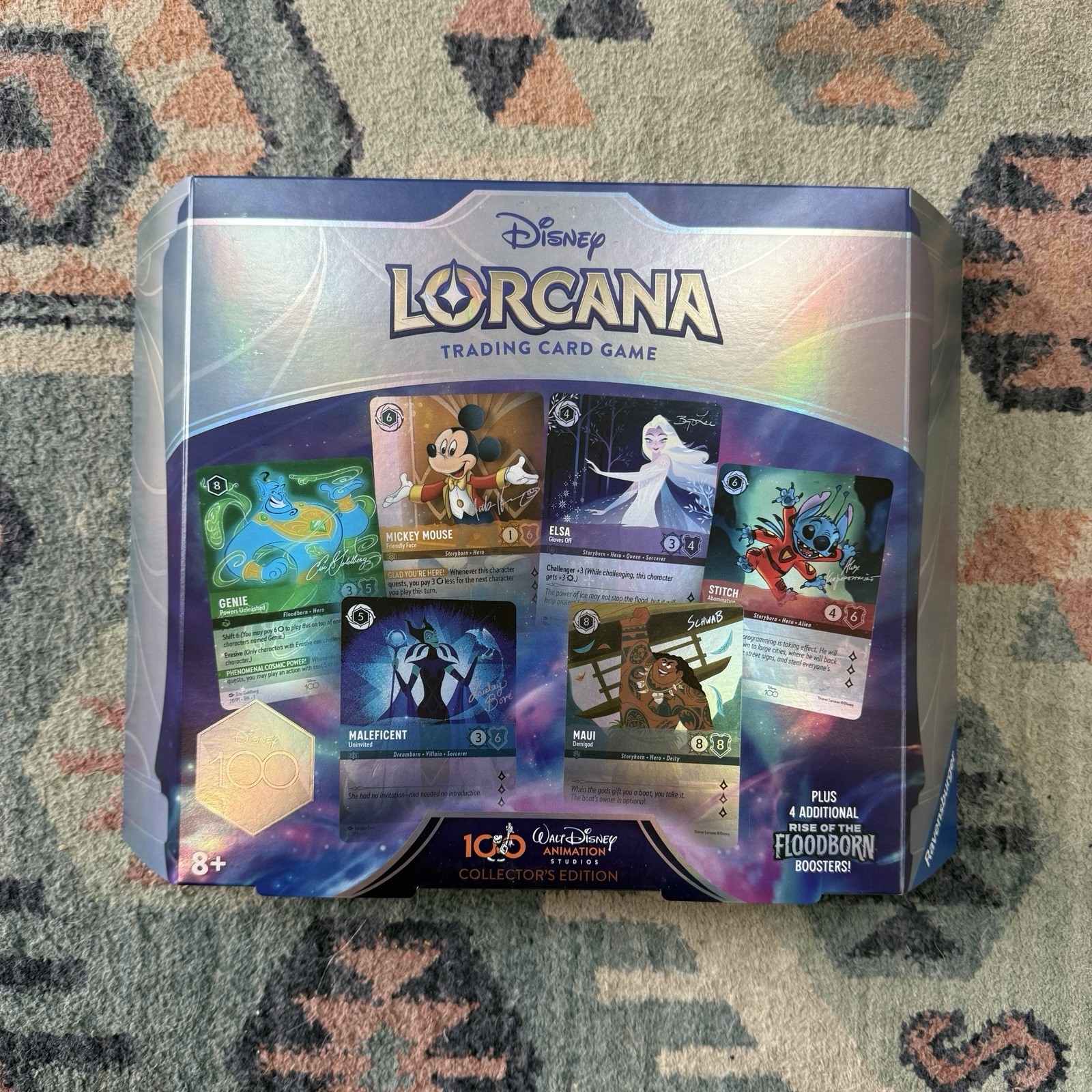 Disney Lorcana D100 Gift Set Rise of the Floodborn - New & Sealed - Promo Cards Disney Lorcana D100 Gift Set Rise of the Floodborn - New & Sealed - Promo Cards