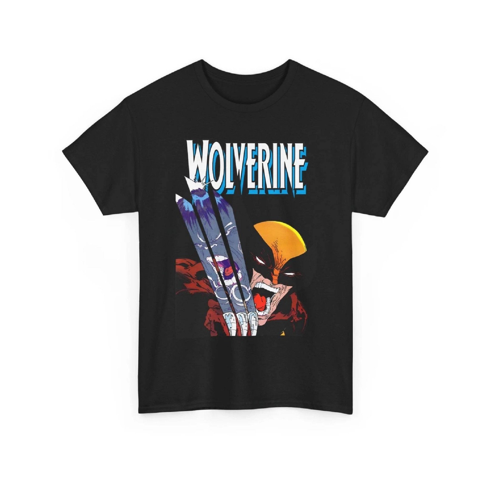 Wolverine T-Shirt Marvel Comics Todd McFarlane Art Hulk Retro Vintage-Style Tee Wolverine T-Shirt Marvel Comics Todd McFarlane Art Hulk Retro Vintage-Style Tee