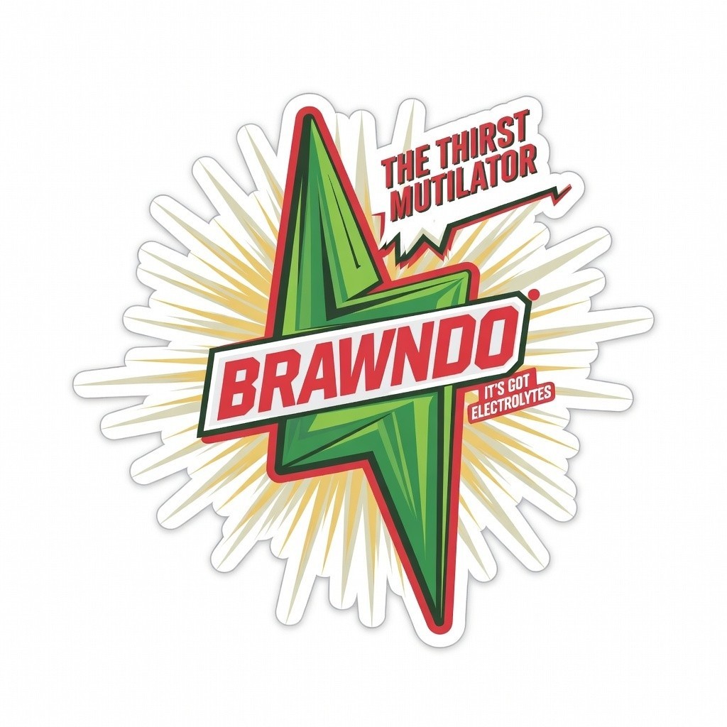 Brawndo The Thirst Mutilator Sticker - It\'s Got Electrolytes XC