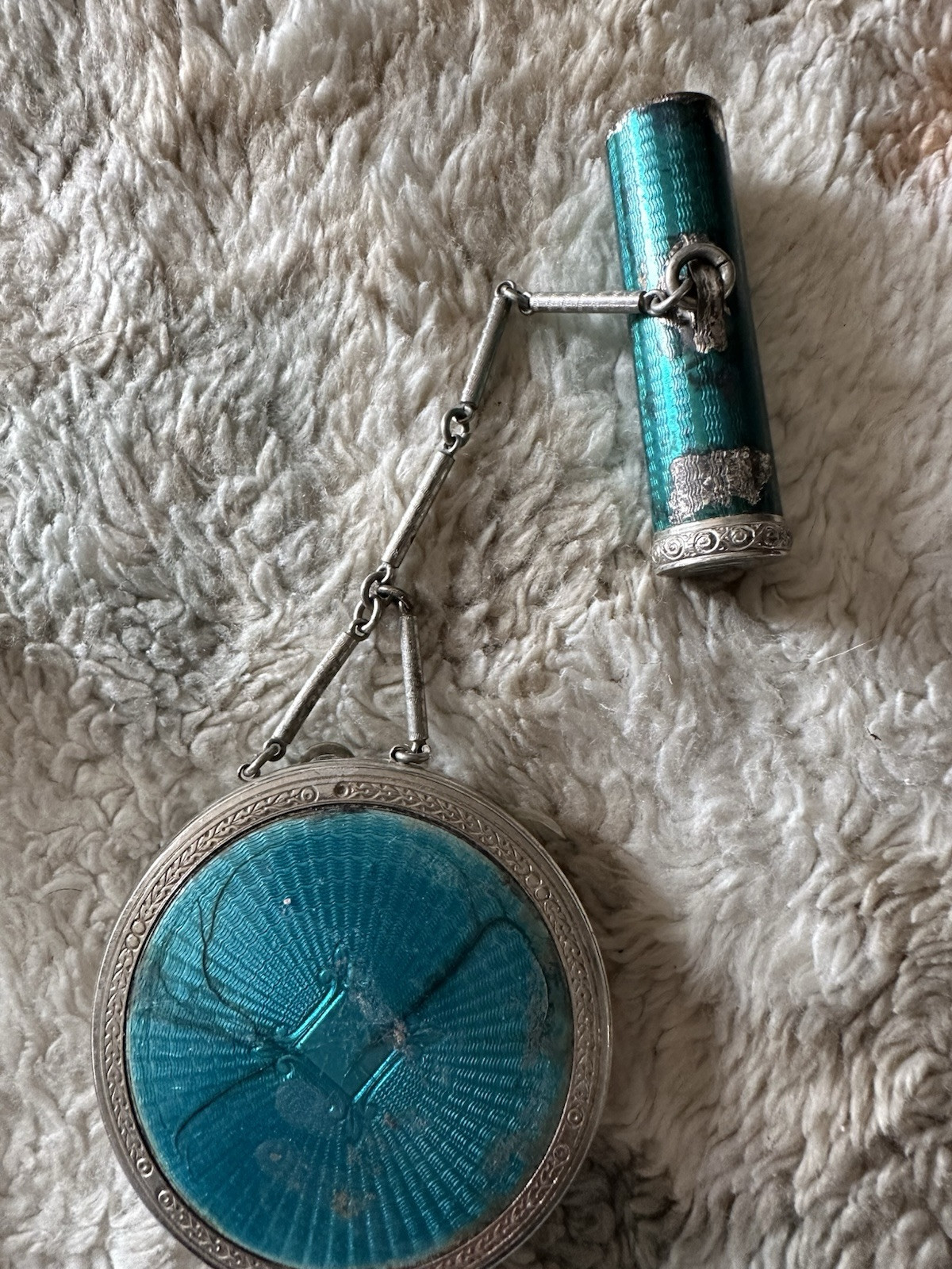 Vintage Richard Hudson Deauville Make Up And Mirror Vintage Richard Hudson Deauville Make Up And Mirror