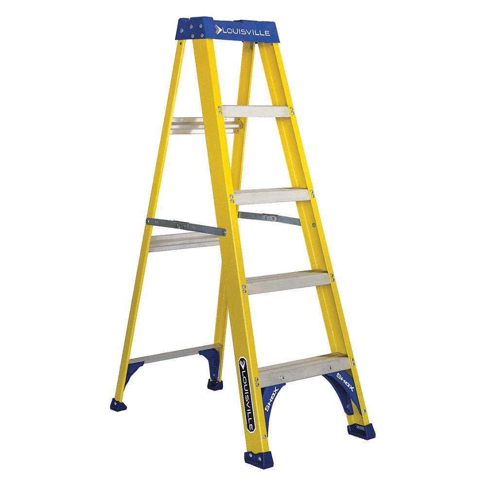LOUISVILLE LADDER FS2005 Stepladder,Fg,5 ft.,250 lb. 36Y480
