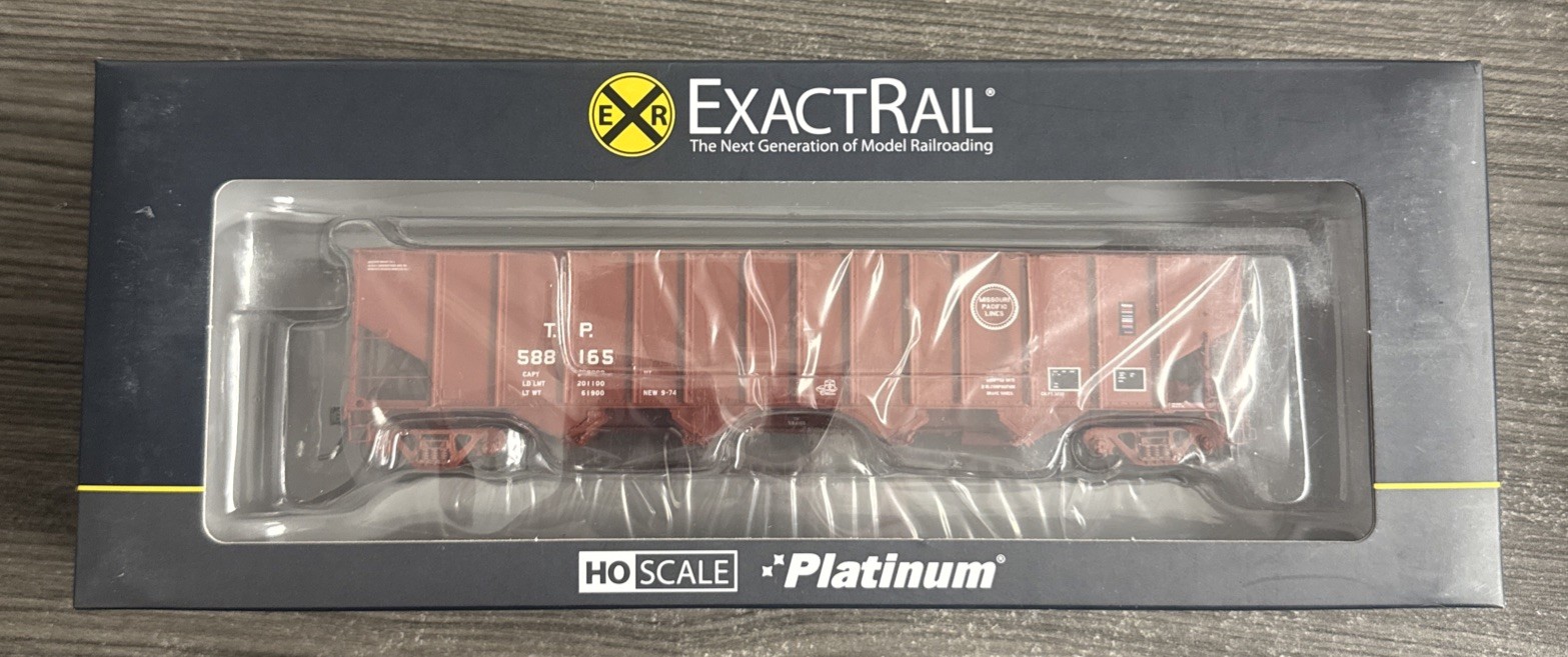 ExactRail Platinum HO #EP-81501-15 Texas Pacific Bethlehem 3737 Hopper #588165 ExactRail Platinum HO #EP-81501-15 Texas Pacific Bethlehem 3737 Hopper #588165