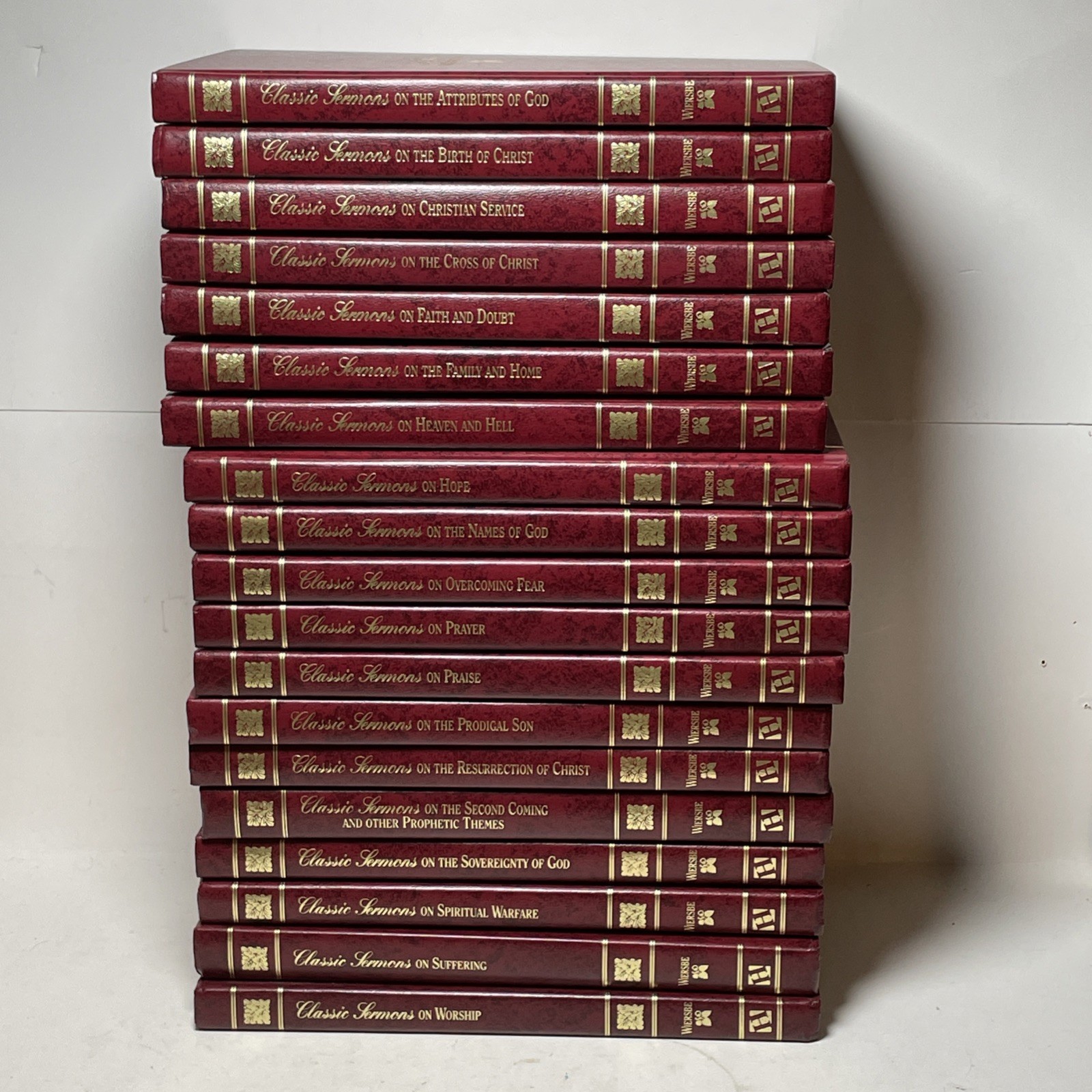 Lot Of 19 Set Classic Sermons Compiled by Warren Wiersbe Hendrickson Publishers
