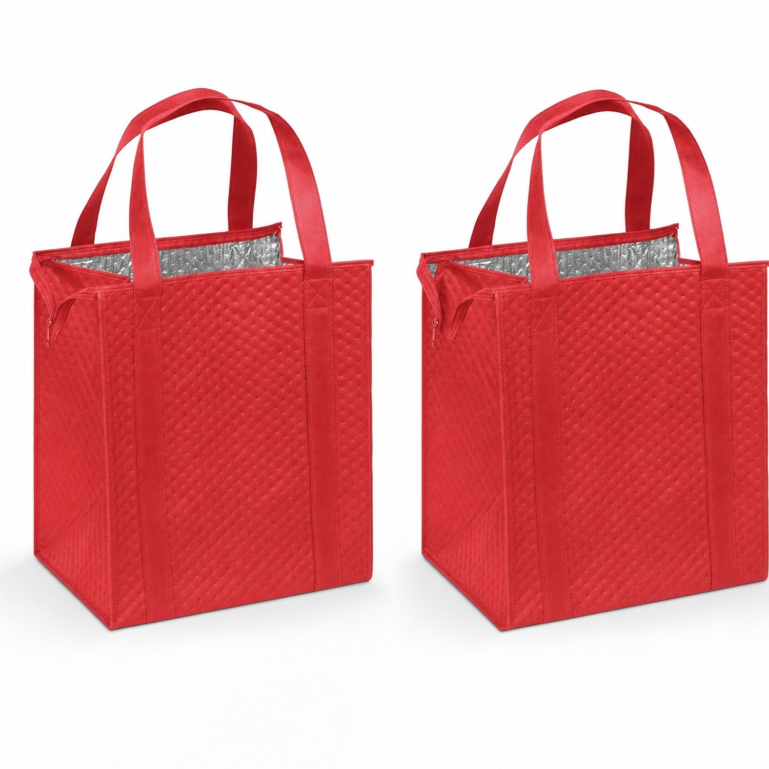 2 PACK Large Capacity Heavy Duty Insulated Smart Shopping Bag Easy To Carry USA 2 PACK Large Capacity Heavy Duty Insulated Smart Shopping Bag Easy To Carry USA
