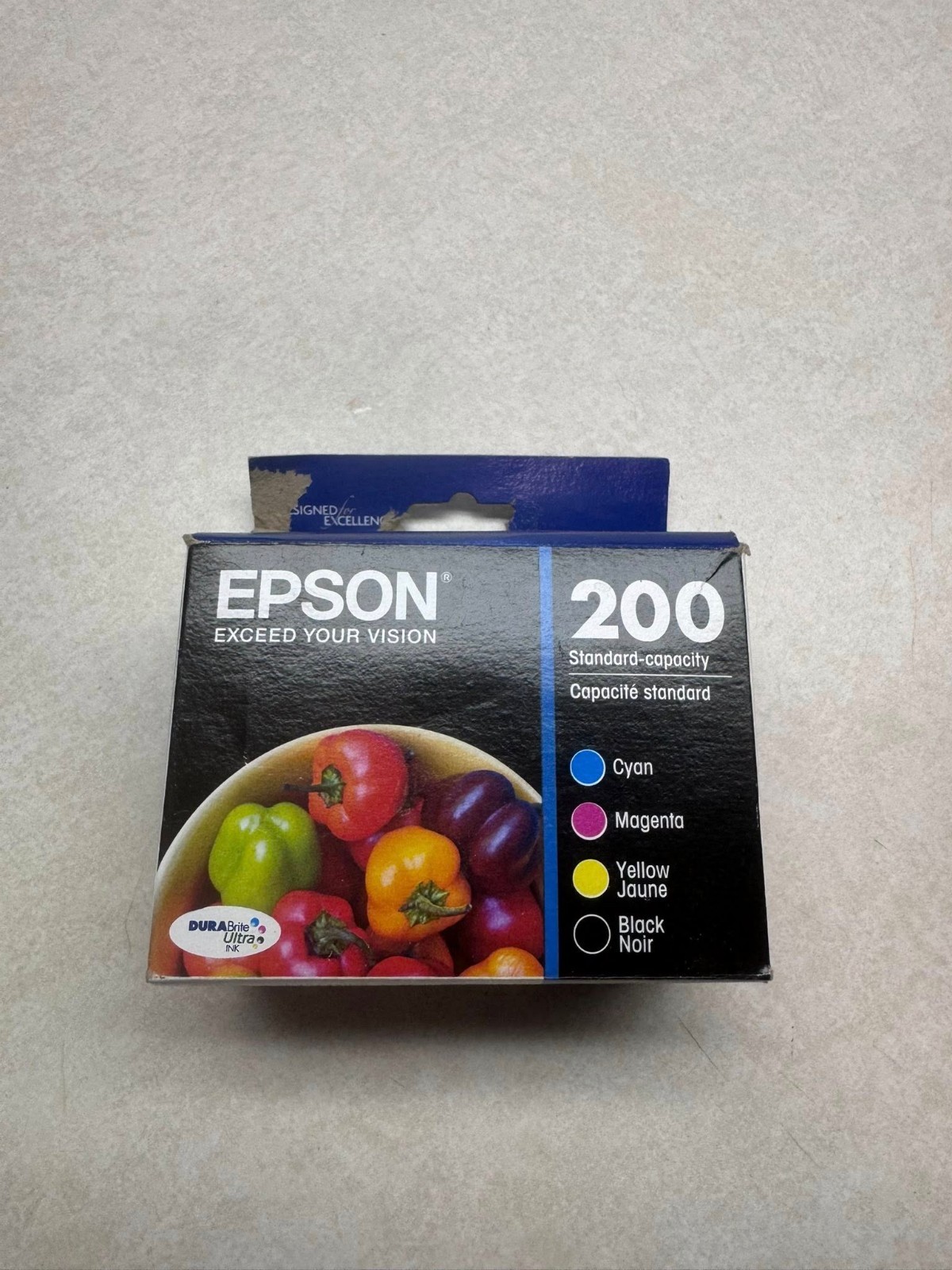 Genuine Epson 200 Color Ink Cartridges Cyan Magenta Yellow 3-Pack SEALED Ex 2022 Genuine Epson 200 Color Ink Cartridges Cyan Magenta Yellow 3-Pack SEALED Ex 2022