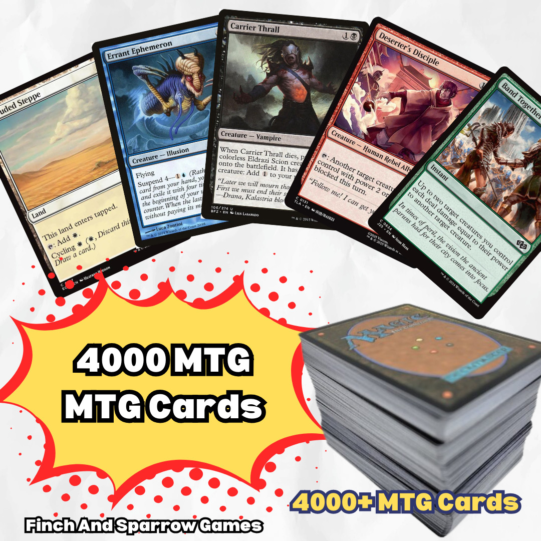 4000+ MTG Collection Starter Bulk Lot - Instant Collection Includes Rares/Foils