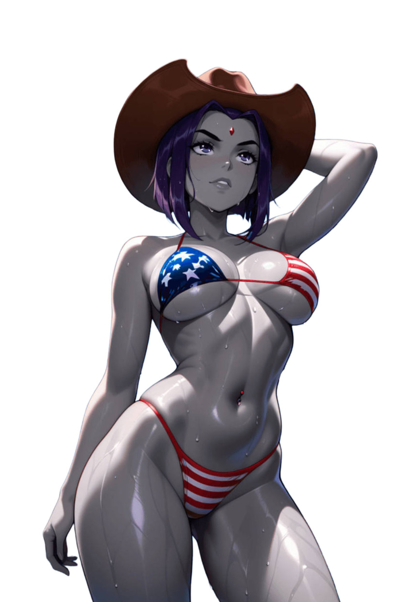 Raven Teen Titans Waifu Weatherproof Anime Sticker 6