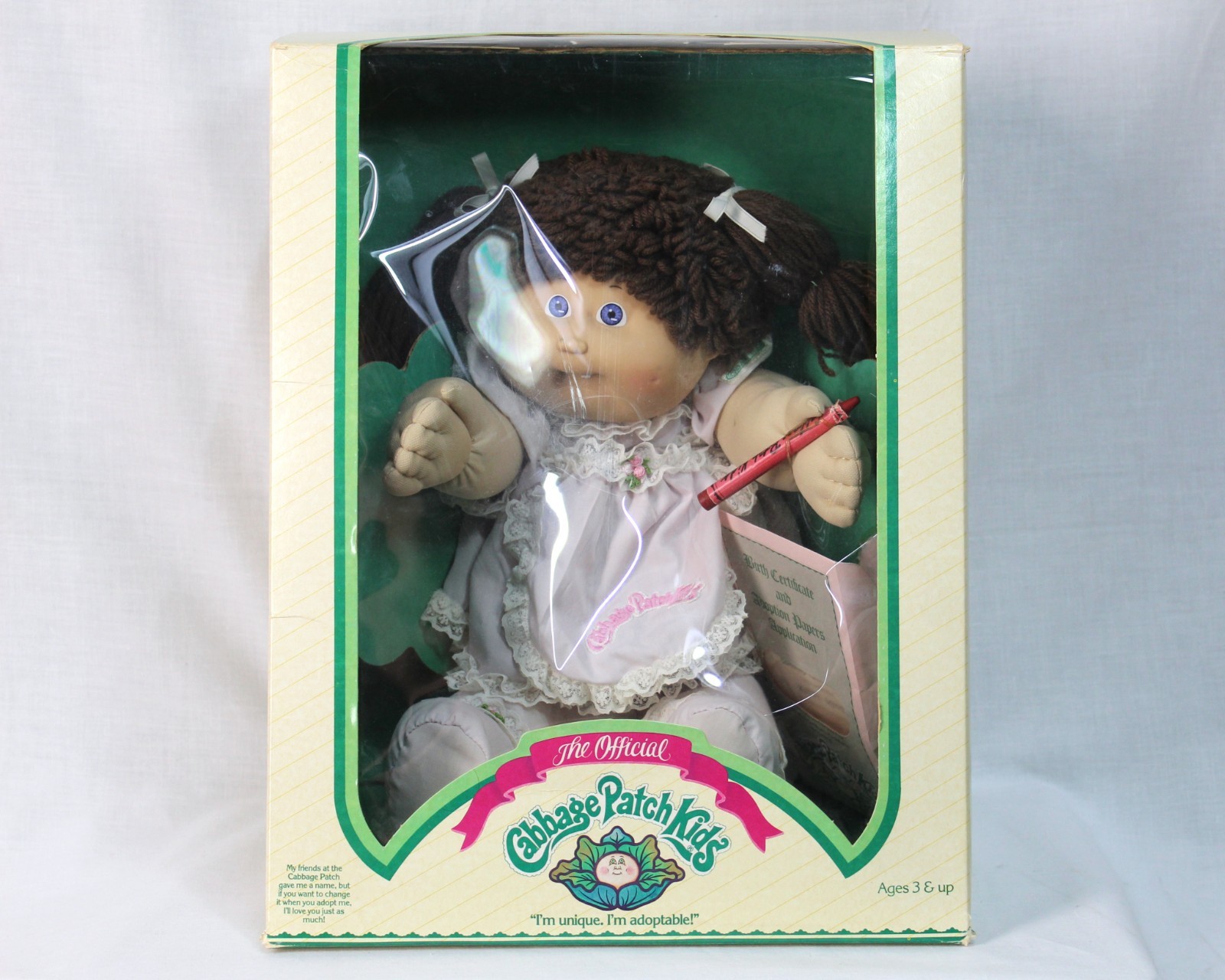 Vintage 1983/84 Coleco Cabbage Patch Kid Kitty Mindy Original Box Excellent
