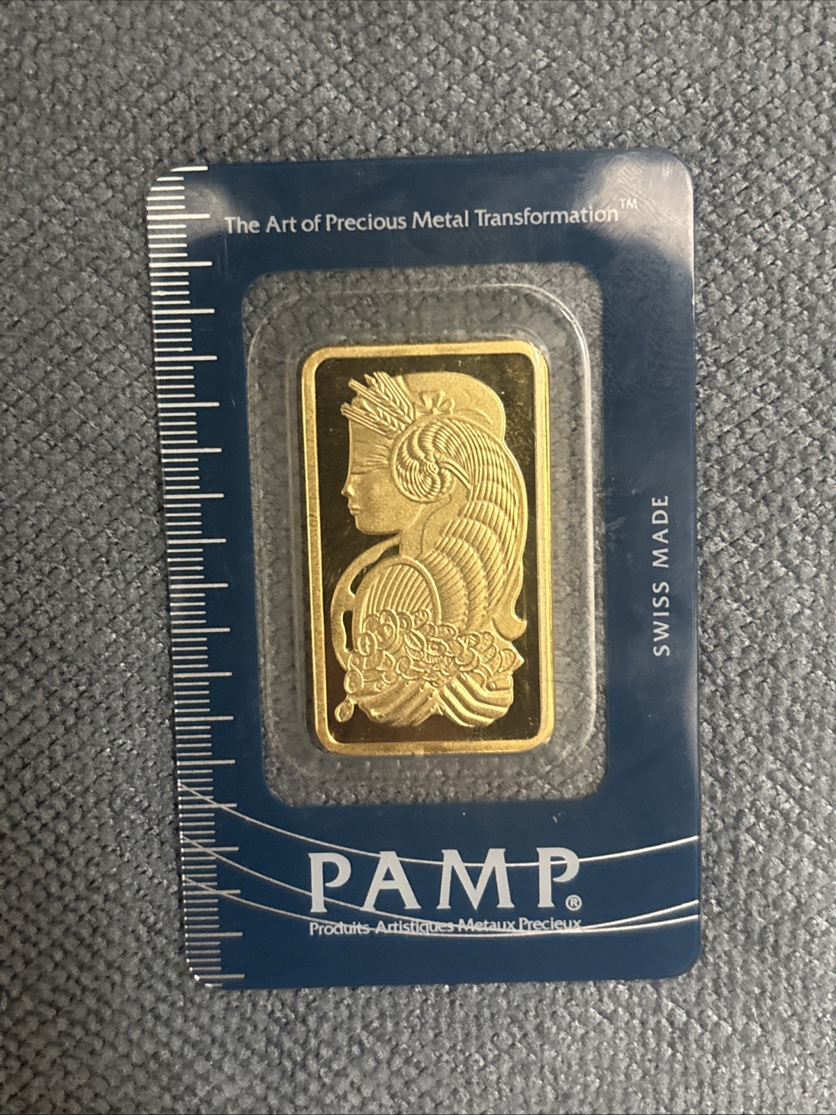 Pamp Suisse Lady Fortuna 1 oz Gold Bar - In Classic Assay Pamp Suisse Lady Fortuna 1 oz Gold Bar - In Classic Assay
