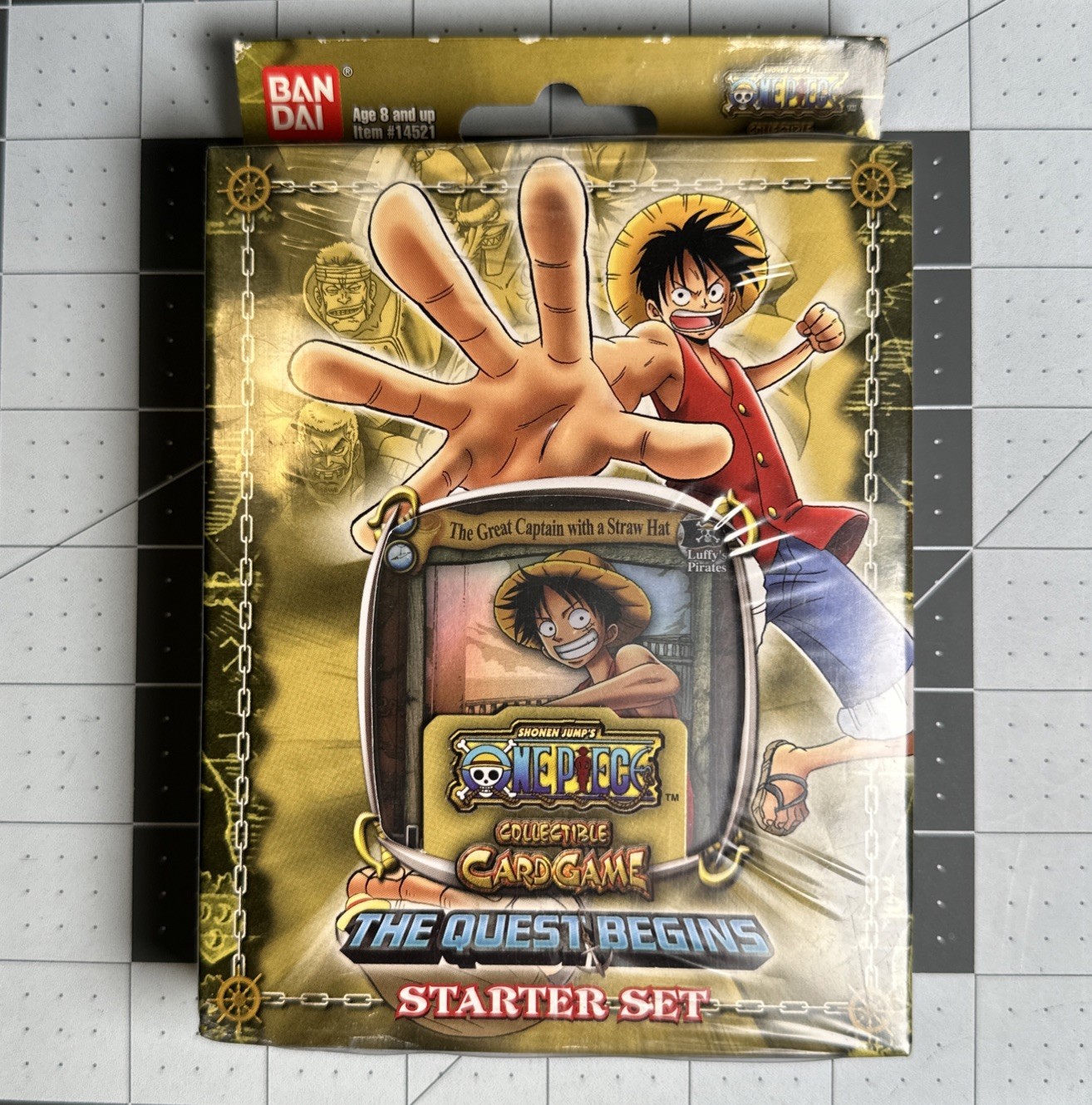 2005 BANDAI VINTAGE ONE PIECE - THE QUEST BEGINS STARTER SET SEALED ENGLISH RARE