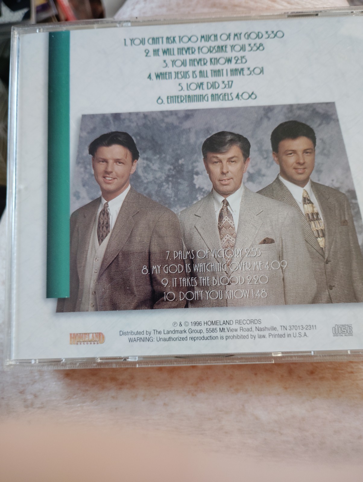 The Bishops - You Can't Ask Too Much Of My God CD *RARE* 1996 Homeland Records The Bishops - You Can't Ask Too Much Of My God CD *RARE* 1996 Homeland Records