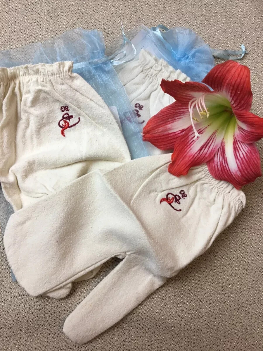 SPECIAL Bogo, 1 PAIR BG get 2 PAIRS Garshana Gloves, raw silk dry massage SPECIAL Bogo, 1 PAIR BG get 2 PAIRS Garshana Gloves, raw silk dry massage