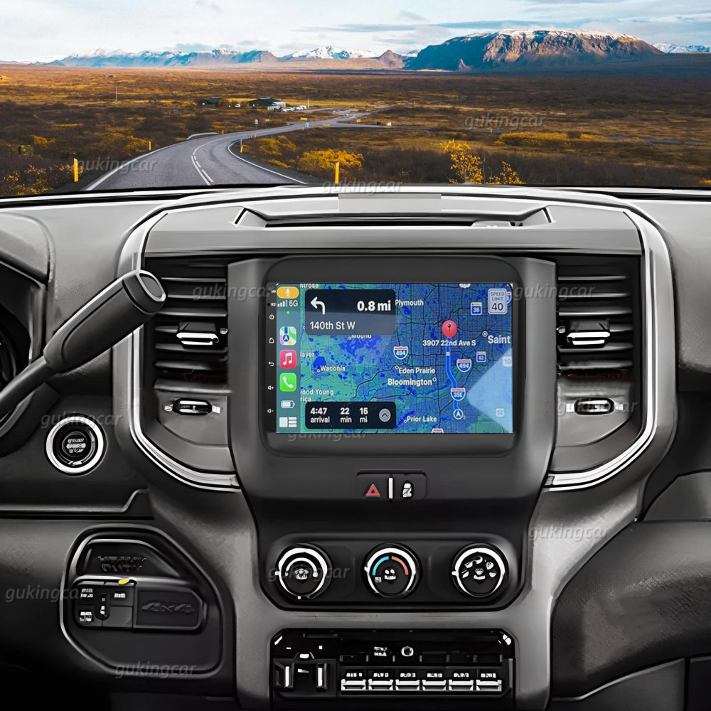 ANDROID 13.0 CAR RADIO STEREO GPS CARPLAY FOR 2019-2023 DODGE RAM 1500 2500 3500
