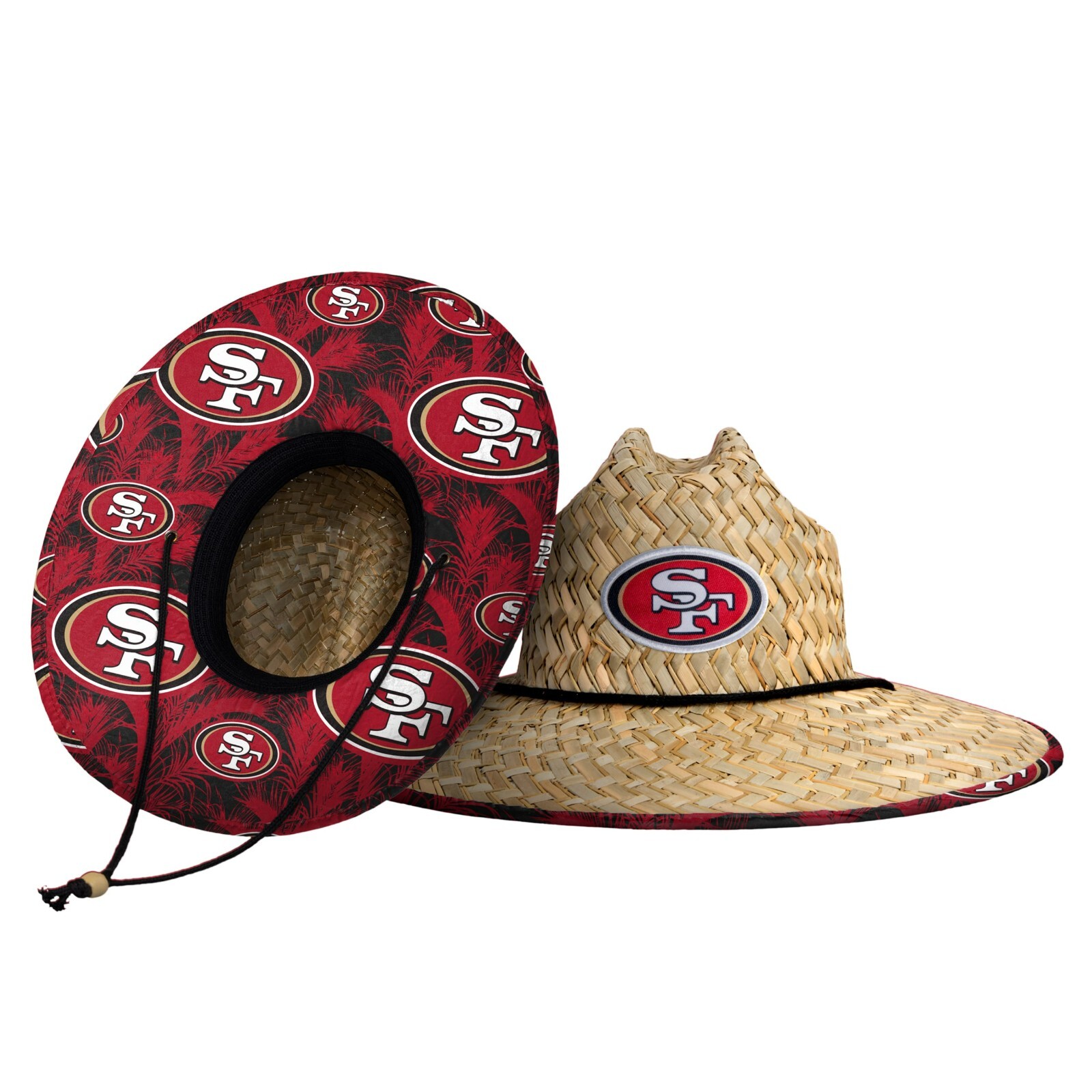 San Francisco 49ers FOCO Floral Straw Hat