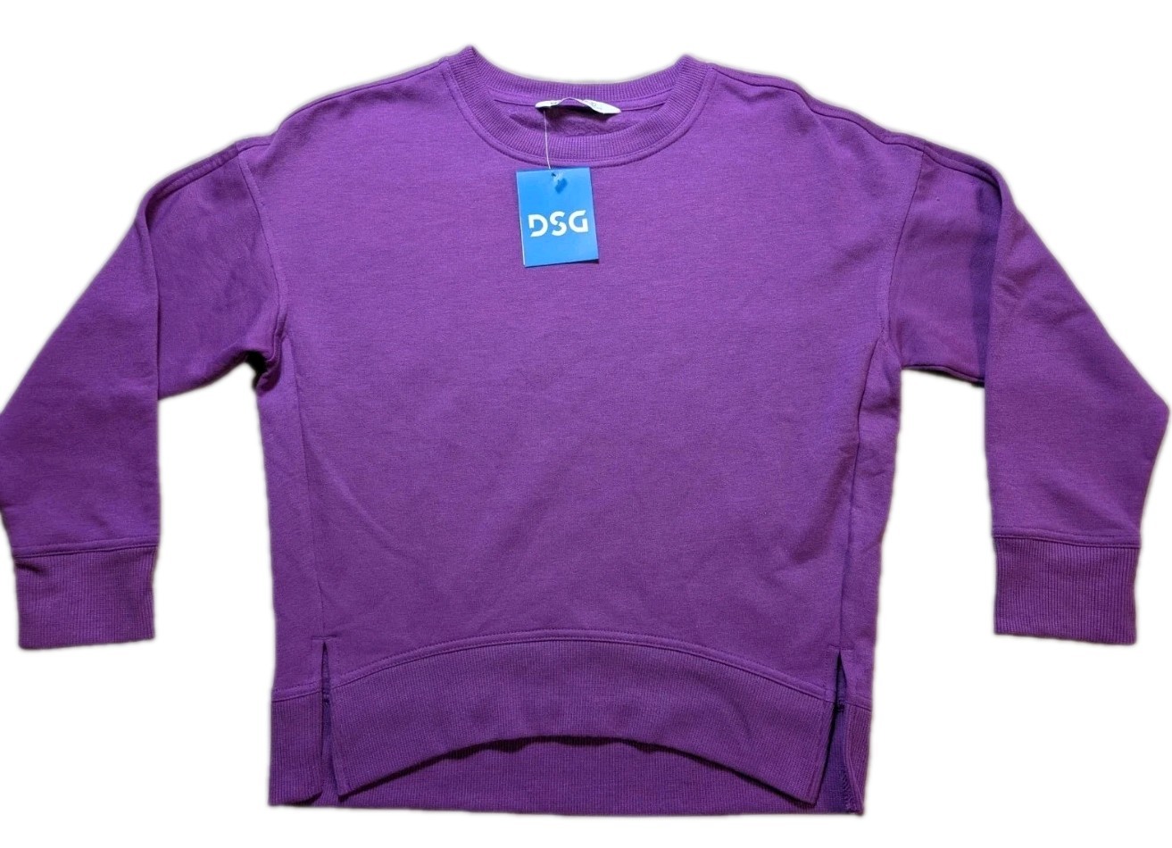 DSG Girls Small (8-9) So Soft Fleece Vibrant Violet Hoodie