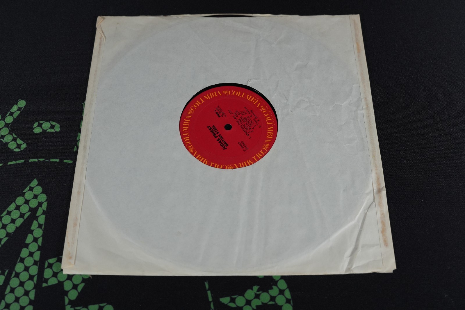 Judas Priest British Steel LP 1980 Columbia JC 36443 First Press 1E VG NO JACKET