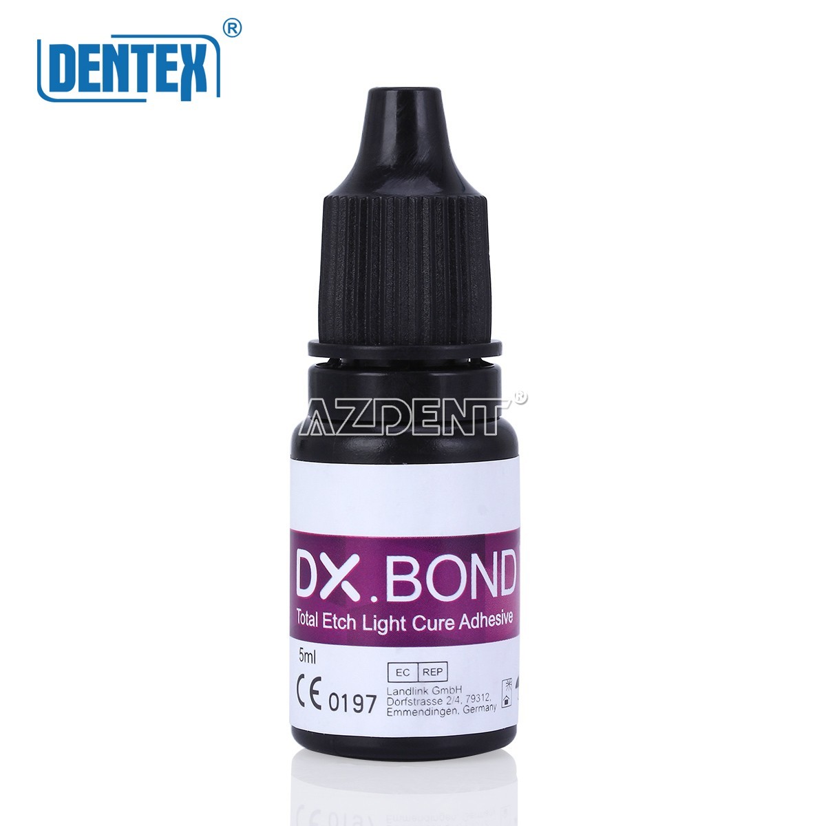 DENTEX Dental Light Cure Resin Dentin Enamel Bonding Adhesive 5ml/Bottle