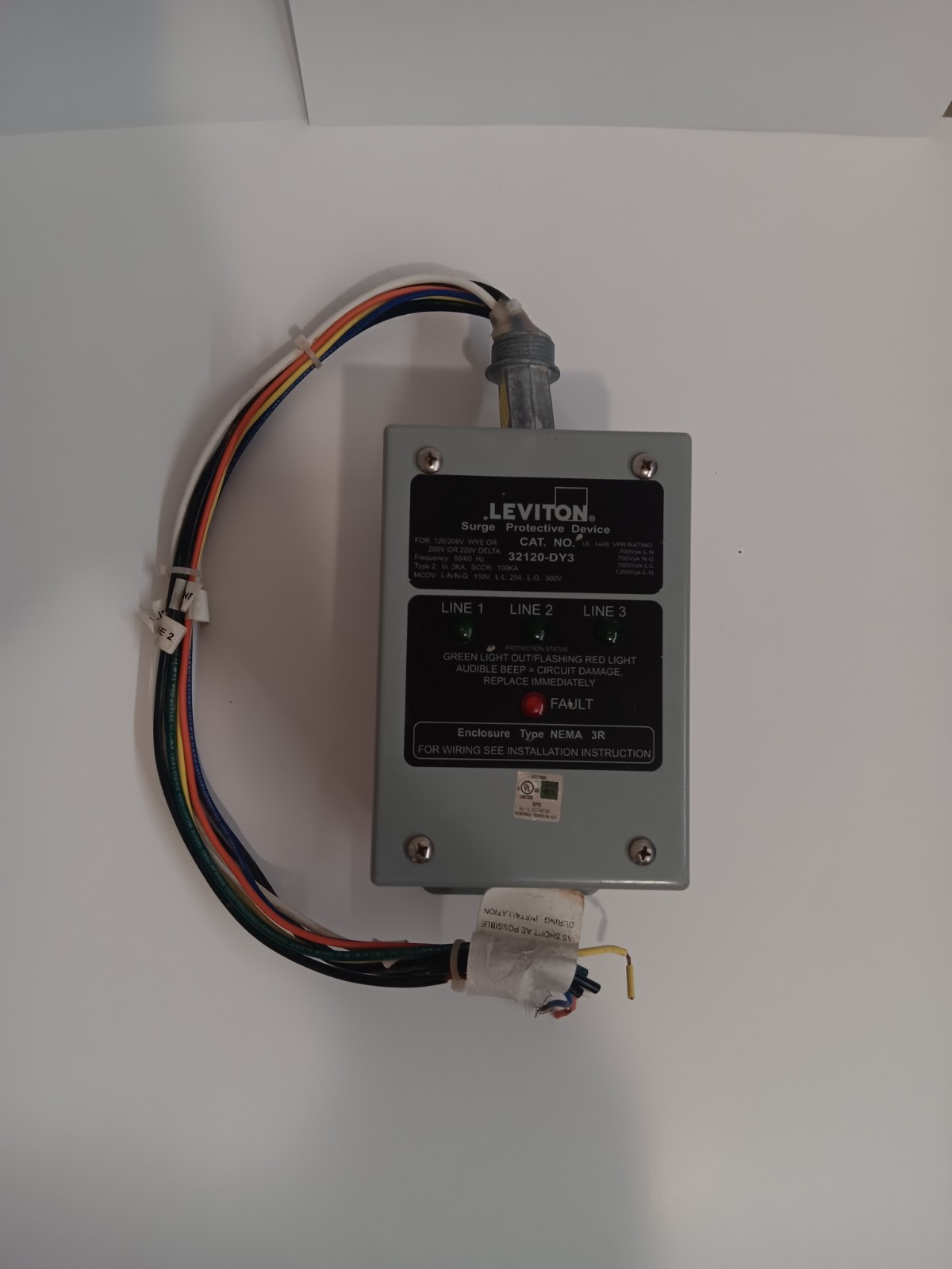 LEVITON 42277-DY3 TVSS BRANCH SUPPORT LEVITON 42277-DY3 TVSS BRANCH SUPPORT