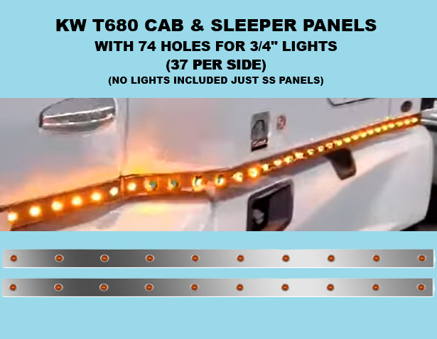 Kenworth T680 Cab & Sleeper Panels 76\