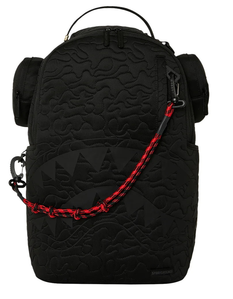 Sprayground KYUSHU MOUNTAIN Backpack🔥New Black Bookbag Large School Bag