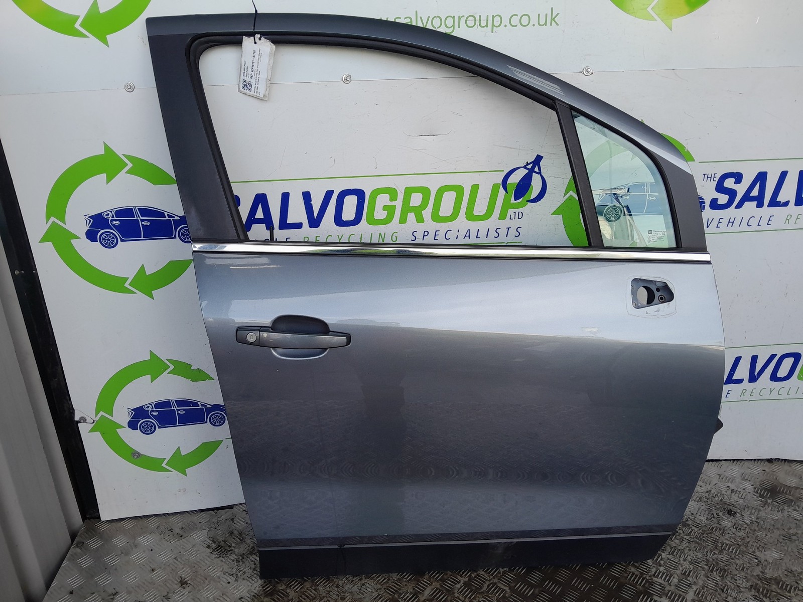 MK1 VAUXHALL MOKKA X DRIVERS SIDE FRONT DOOR BARE GREY (GZM) 43263 15-19