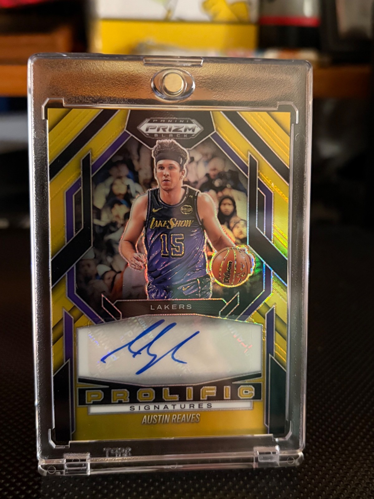 Austin Reaves prism prolific signatures 9/10