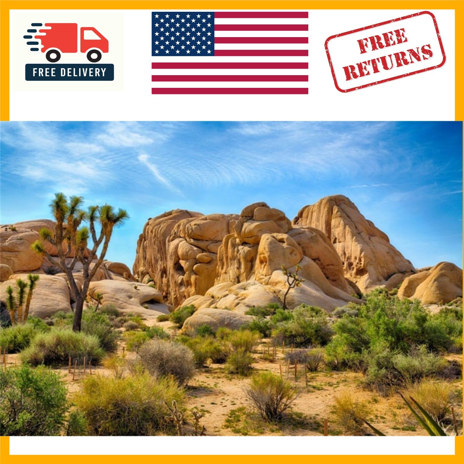 Lightweight 5x3ft Desert Scenery Backdrop - Ideal for Photography Events