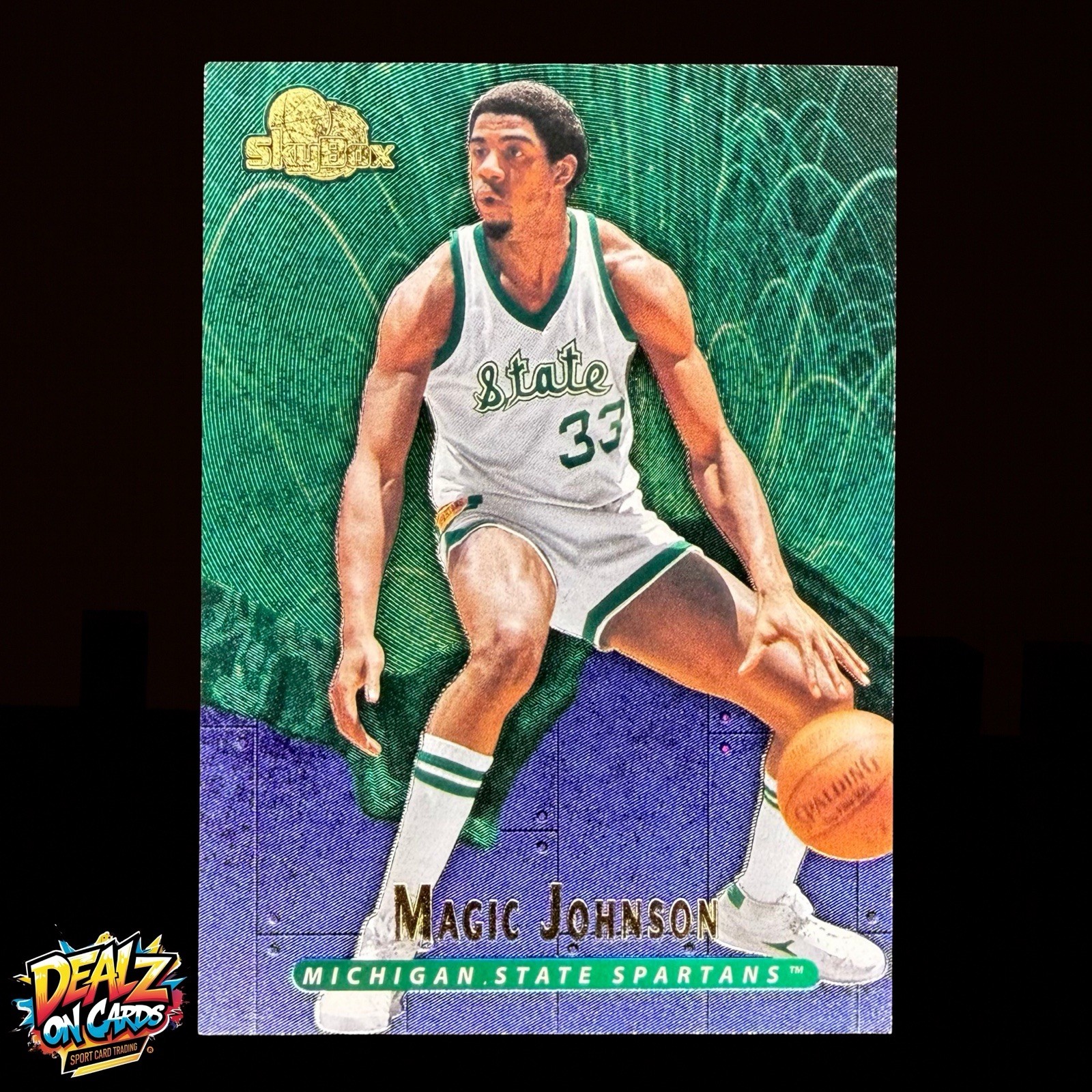 2013-14 Fleer Retro Magic Johnson 1995-96 Skybox Premium Meltdown #M9 Spartans
