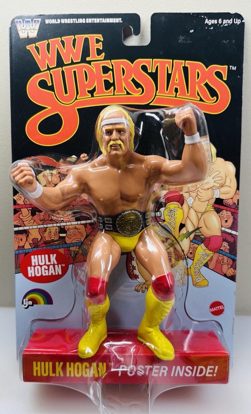 Mattel WWE Superstars Hulk Hogan LJN Target Exclusive 2025 Sealed JKT80 Clean