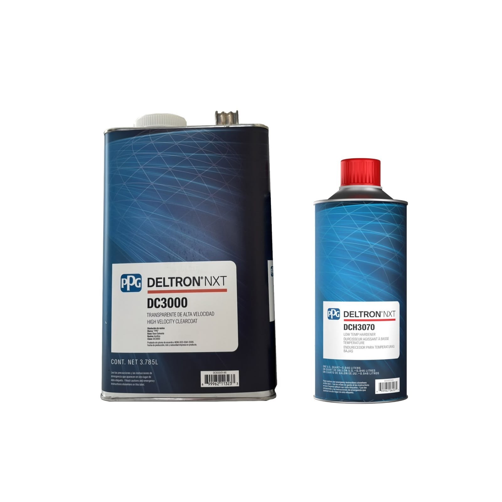 Ppg 1 Gal Dc3000, High Velocity Clearcoat, Dch3070 1 Qt Mid  1 KIT.