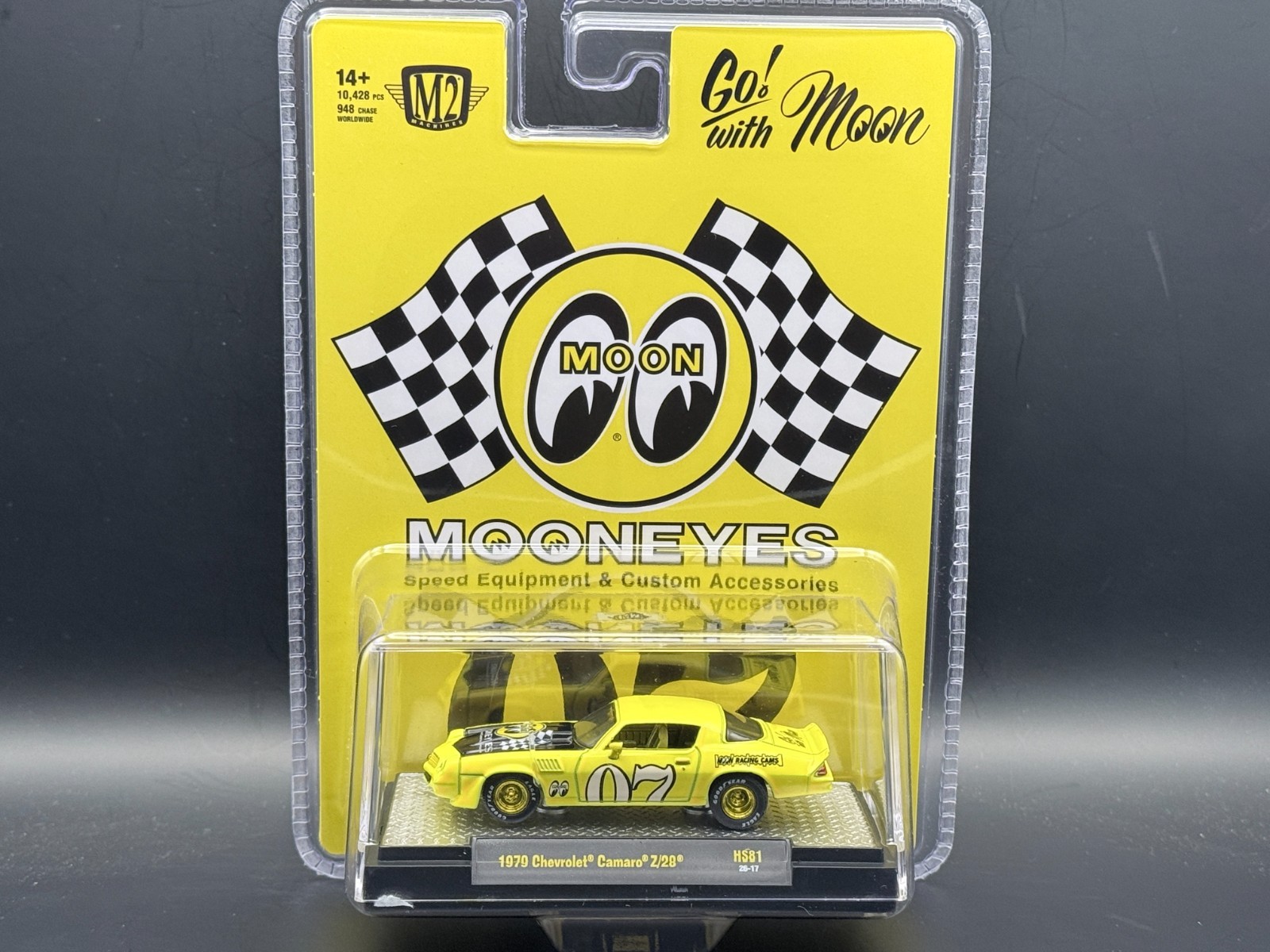 M2 1979 Chevrolet Camaro Z28 Mooneyes Speed Equipment 31500-HS81 1/64 CHASE