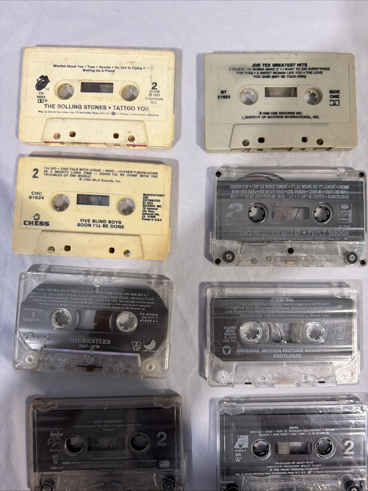 cassette tapes Lot Of 15 Various Artists box107