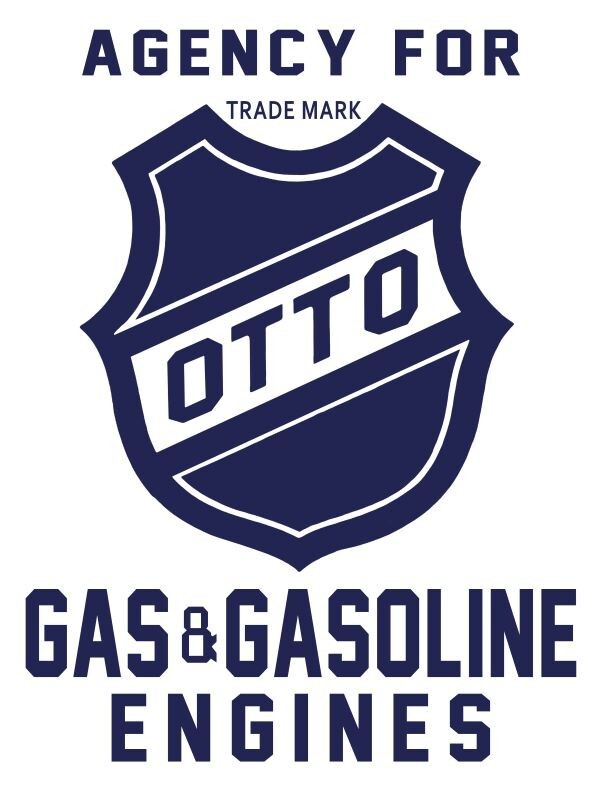 Agency for Otto Gas & Gasoline Engines NEW Metal Sign: 12x16\