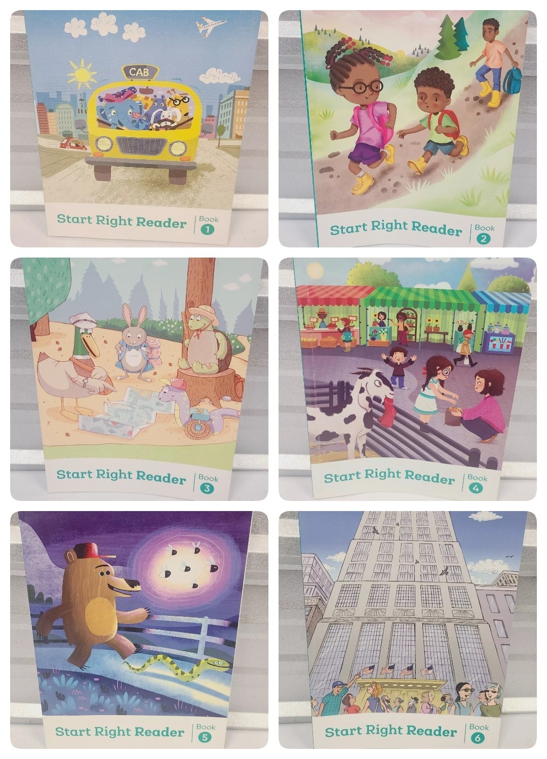 Start Right Reader (Grade 1) HMH Into Reading Volumes 1-6 *Nice* Start Right Reader (Grade 1) HMH Into Reading Volumes 1-6 *Nice*