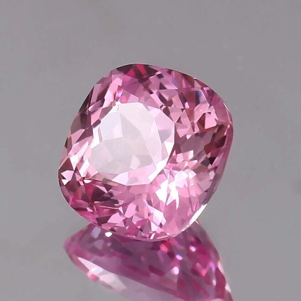 15.75 Ct Elegant Cushion Cut Natural Ceylon Padparadscha Sapphire LooseGemstone