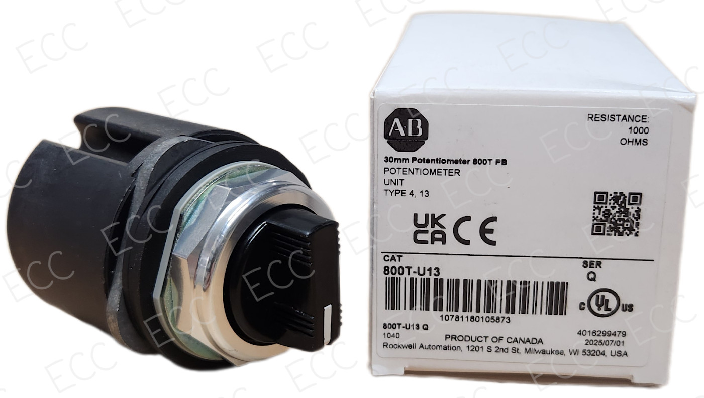 New Allen Bradley 800T-U13 * 30mm Potentiometer 1000 OHMS