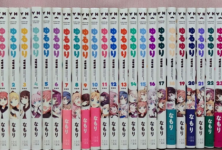 YuruYuri Japanese Ver Comics Manga Set Vol.1-24 Namori