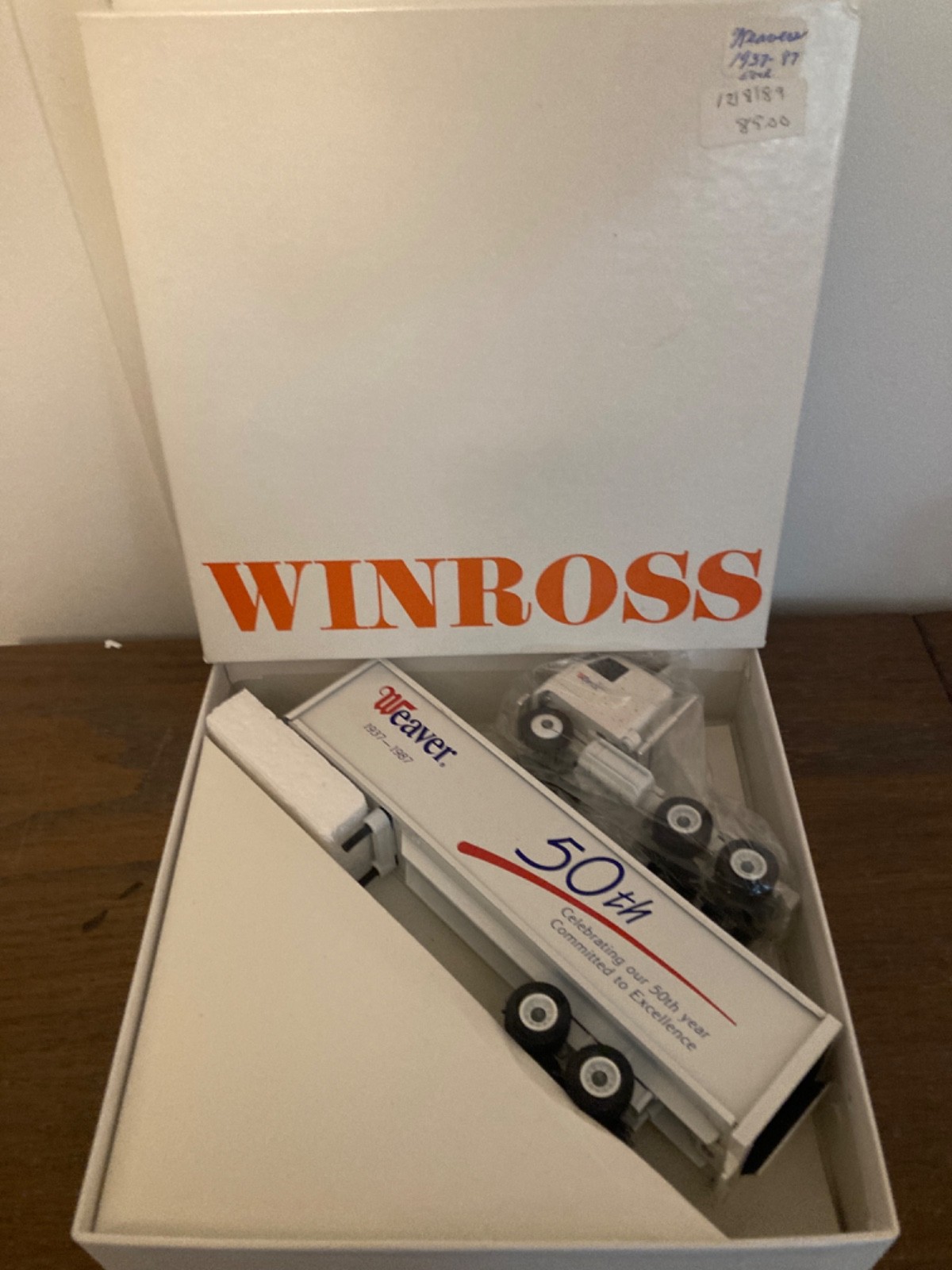 WINROSS TRUCK WEAVER 50th ANNIVERSARY WINROSS TRUCK WEAVER 50th ANNIVERSARY