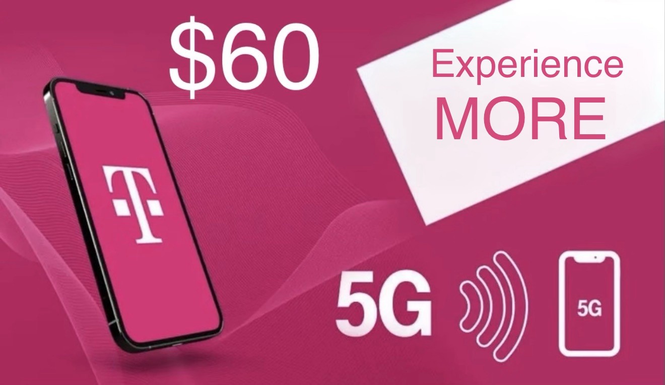 T-Mobile EXPERIENCE MORE Plan  📲 🛜  Same Day  ✅ ✈️  Fast 💨 💨 Unlimited
