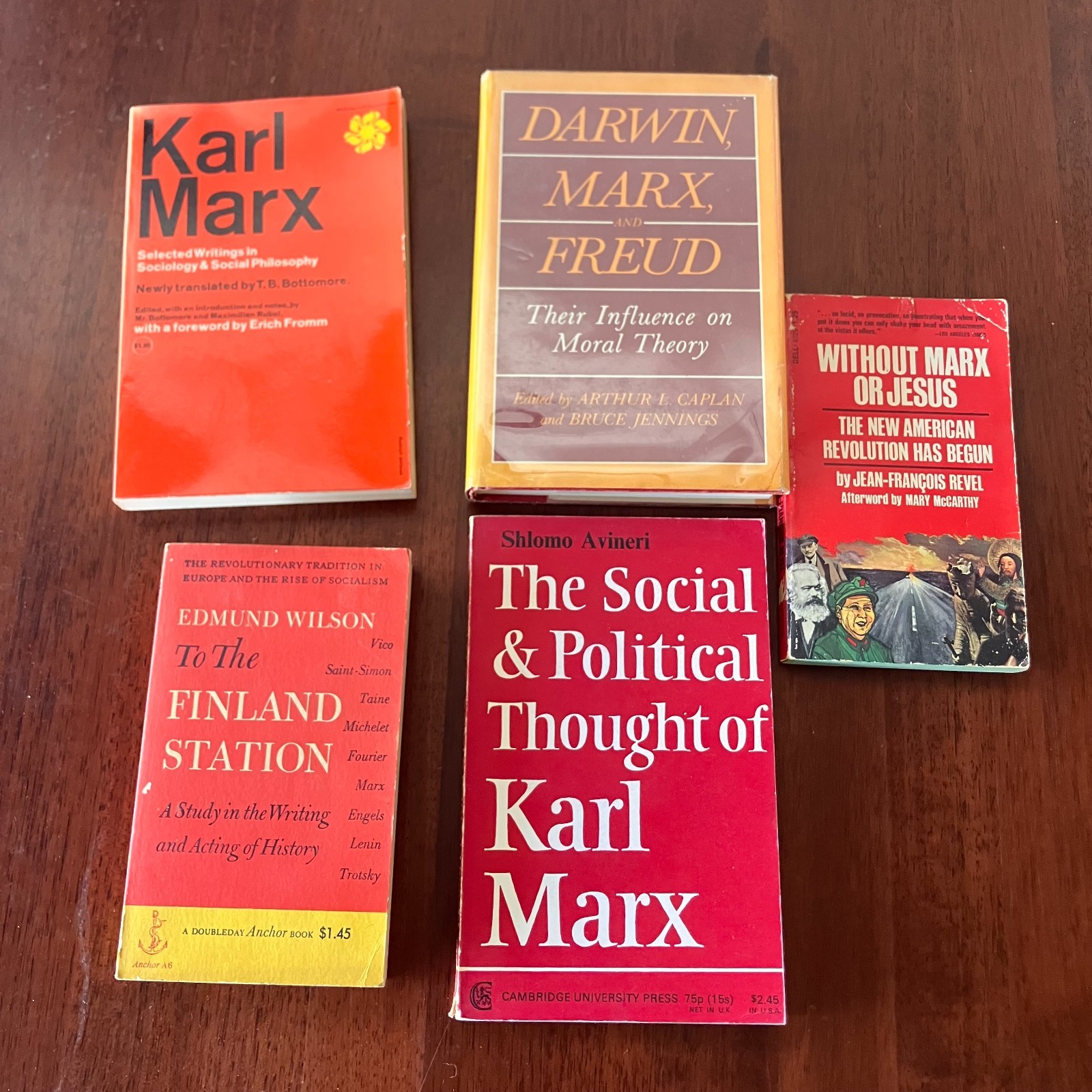 Lot of 5 Karl Marx Books social political theory: Avineri E Fromm A Caplan Lot of 5 Karl Marx Books social political theory: Avineri E Fromm A Caplan